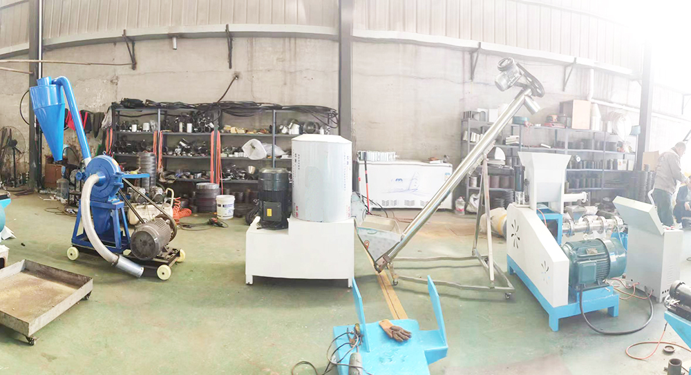 Dry Type Floating Fish Feed Extrusion Production Line