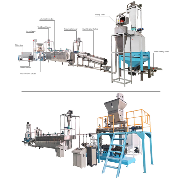 Floating Fish Feed Extrusion Line