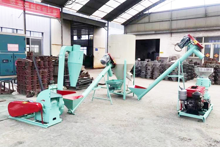 Flat Die Cattle Feed Pellet Production Line 2