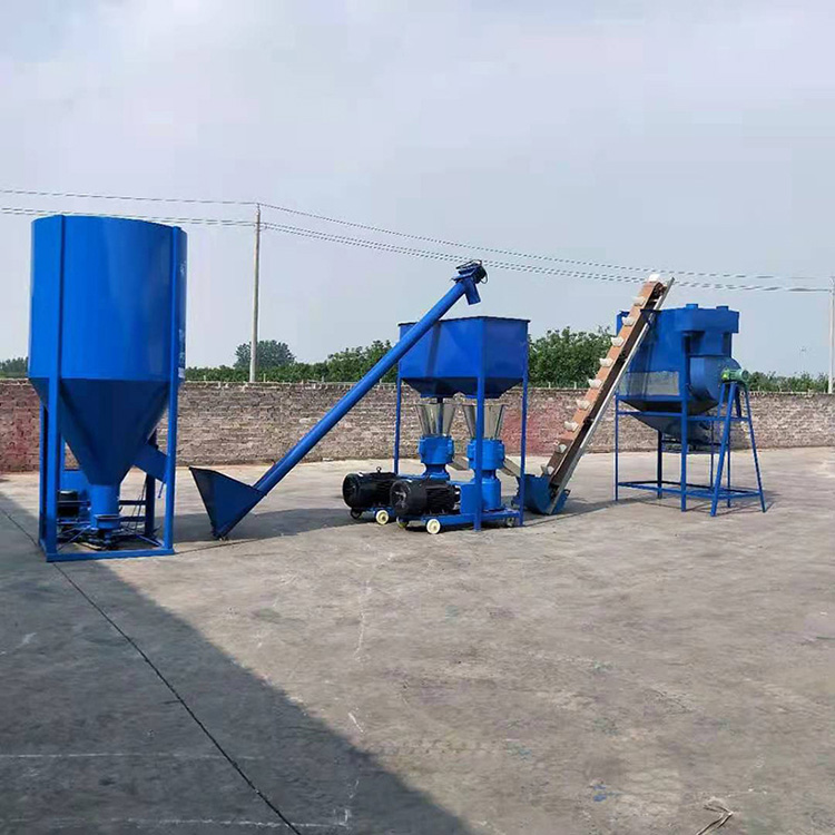 Flat Die Pigeon Feed Pellet Production Line