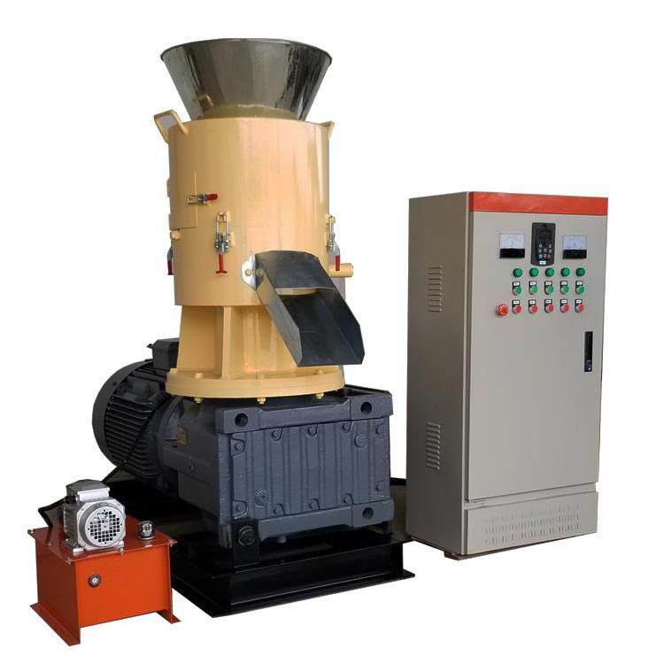 Flat Die Wood Pellet Machine-Electric Engine