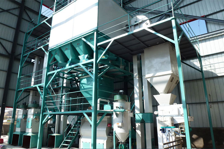 Ring Die Animal Feed Pellet Mill Production line